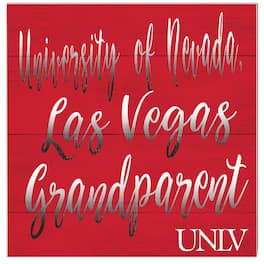 Jardine - UNLV Rebels 10'' x 10'' Grandparent Plaque - Red