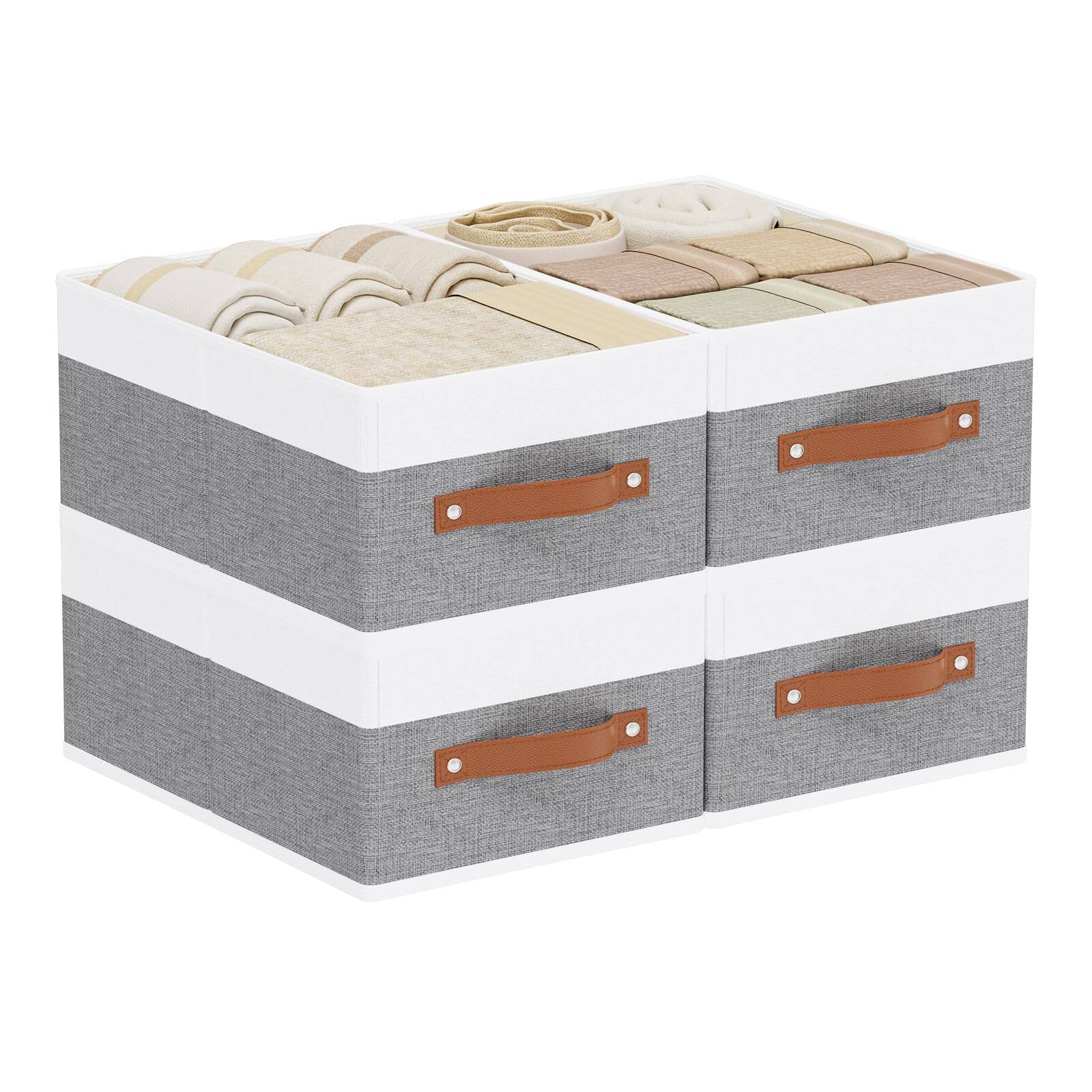 White/Grey Medium -4 Pack