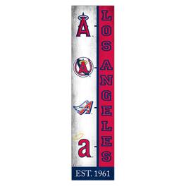 Fan Creations - Los Angeles Angels 6" x 24" Progression Wood Sign - Multicolor