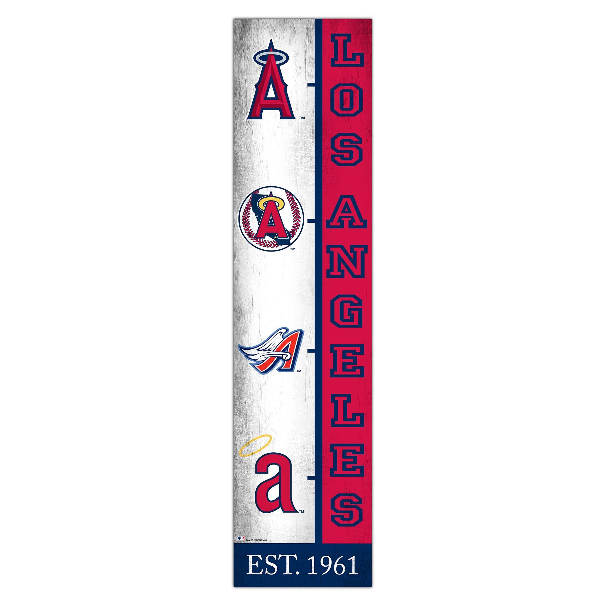 Los Angeles Angels 6" x 24" Progression Wood Sign