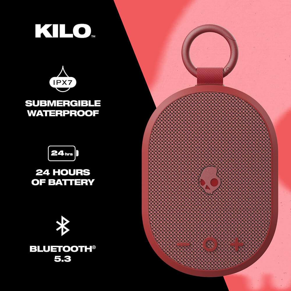 KILO™  
IPX7  
SUBMERGIBLE WATERPROOF  
24 HOURS OF BATTERY  
BLUETOOTH® 5.3