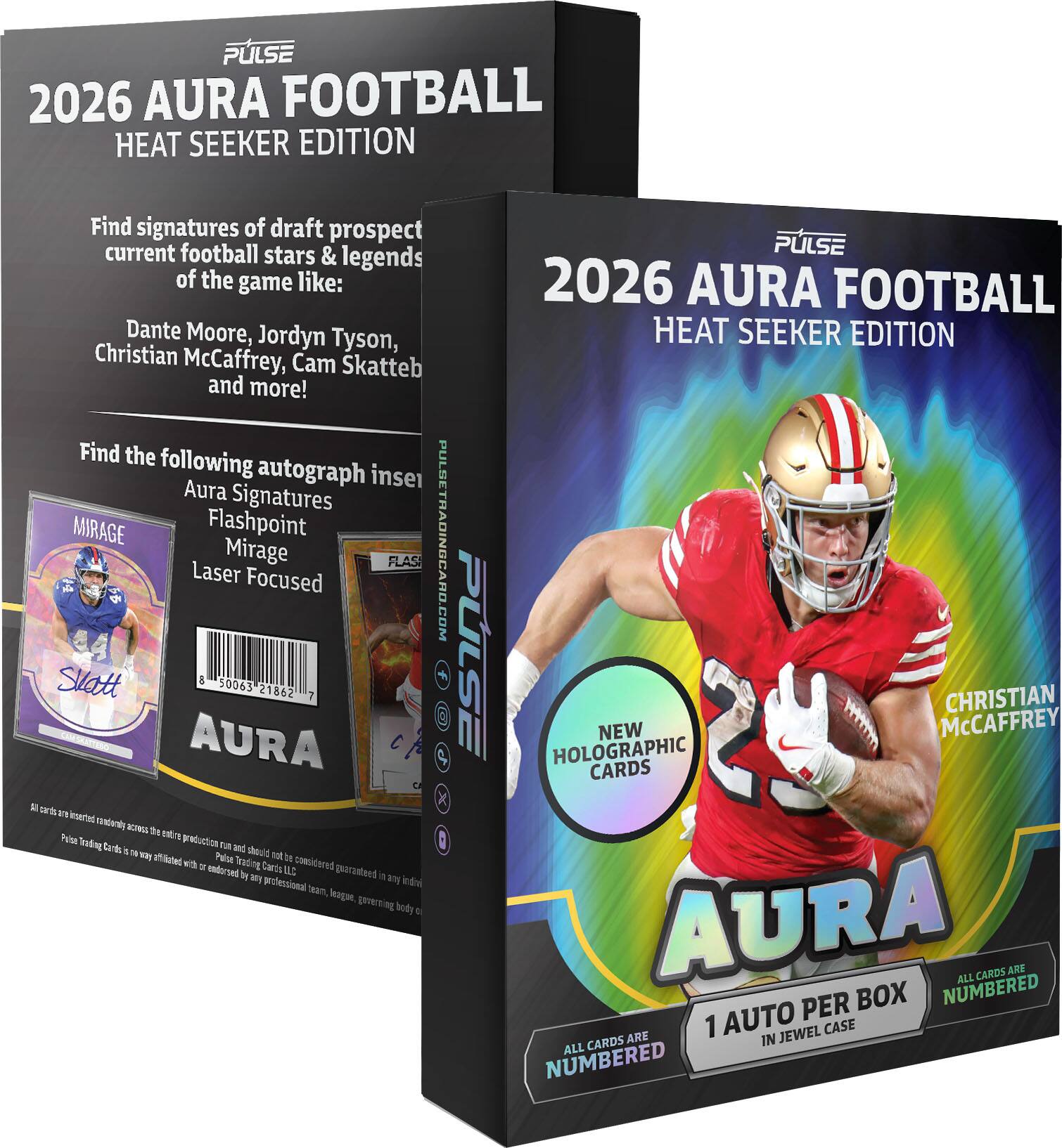 Pulse - 2026 Aura Chrome Football Heat Seeker Edition