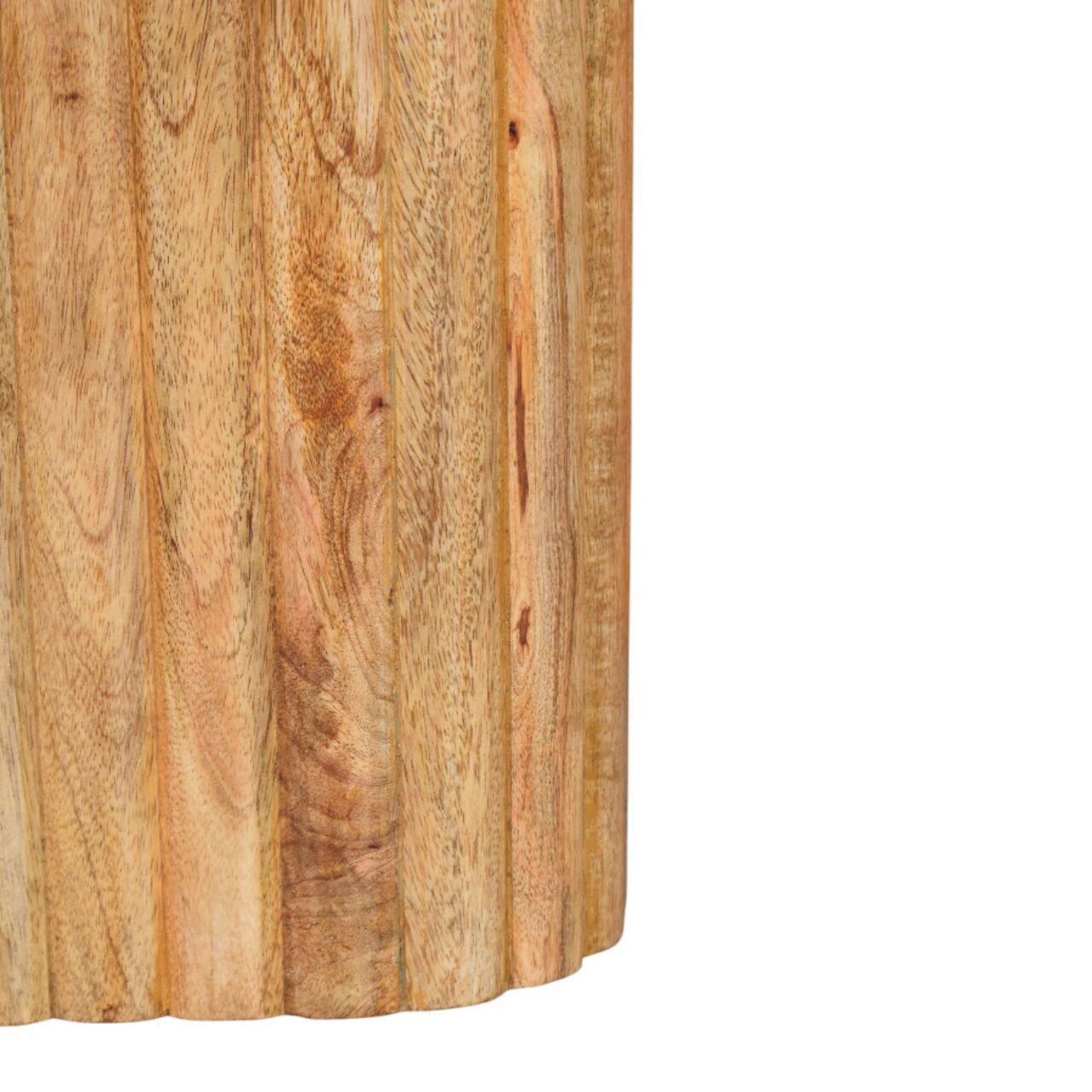 Alt View 5. Artisan Furniture - Artisan Furniture Solid WoodOakish Marble Side Table - Brown.