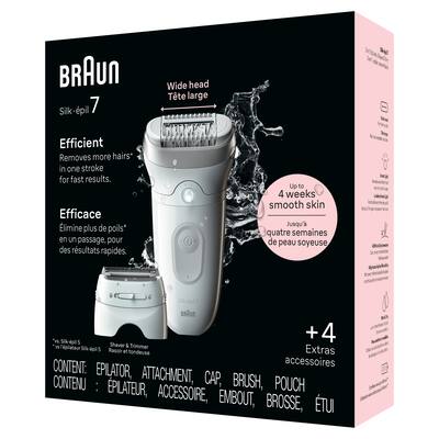 BRAUN Silk・epil7ウェット＆ドライ脱毛器SES7880 Y5080 シルク・エピル7 SES7880 | 女性向け光美容器・脱毛器はブラウン