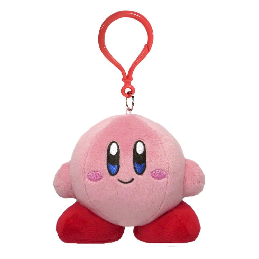 Little Buddy - Kirby Nintendo 3.5 Inch Dangler Plush - Kirby - Pink
