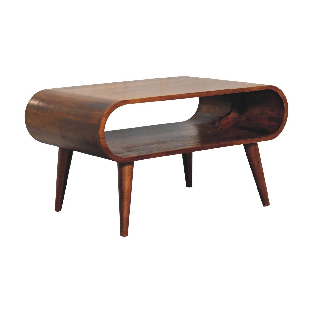 Back. Artisan Furniture - Open Chestnut Coffee Table - chestnut.