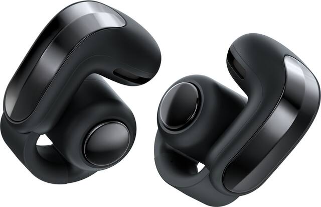 Bose - Ultra Open Earbuds (2nd Gen) - Wireless Bluetooth Open Ear Earbuds with Immersive Audio and Wireless Charging - Black