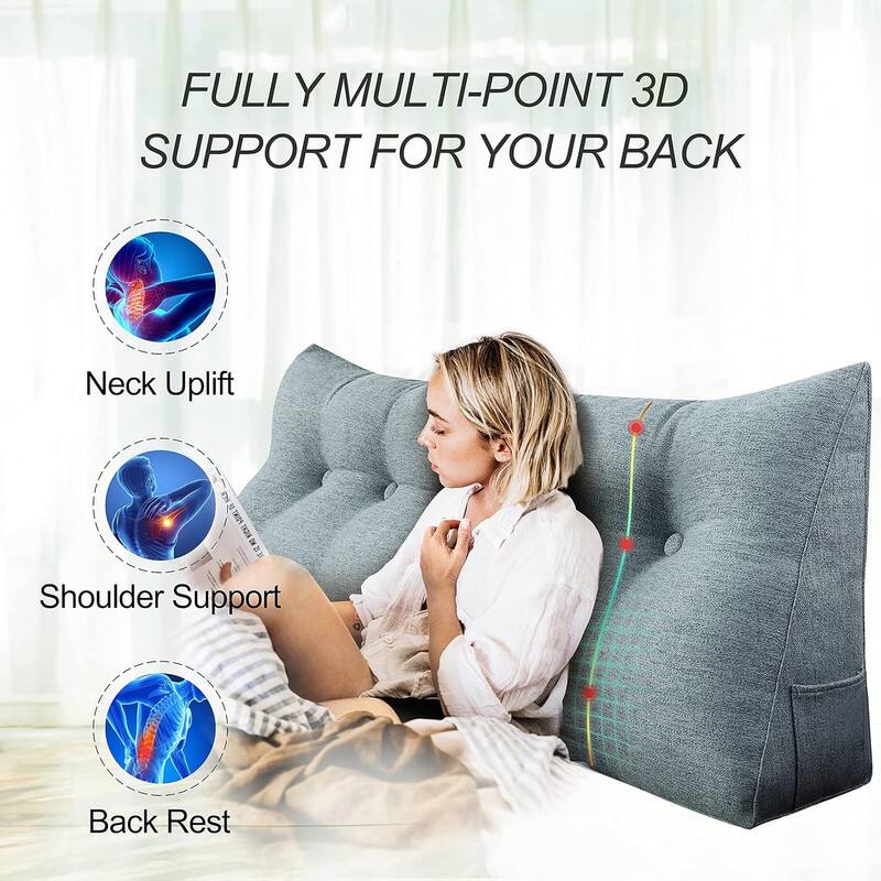 The corrected text is:

"FULLY MULTI-POINT 3D SUPPORT FOR YOUR BACK
Neck Uplift
Shoulder Support
Back Rest"