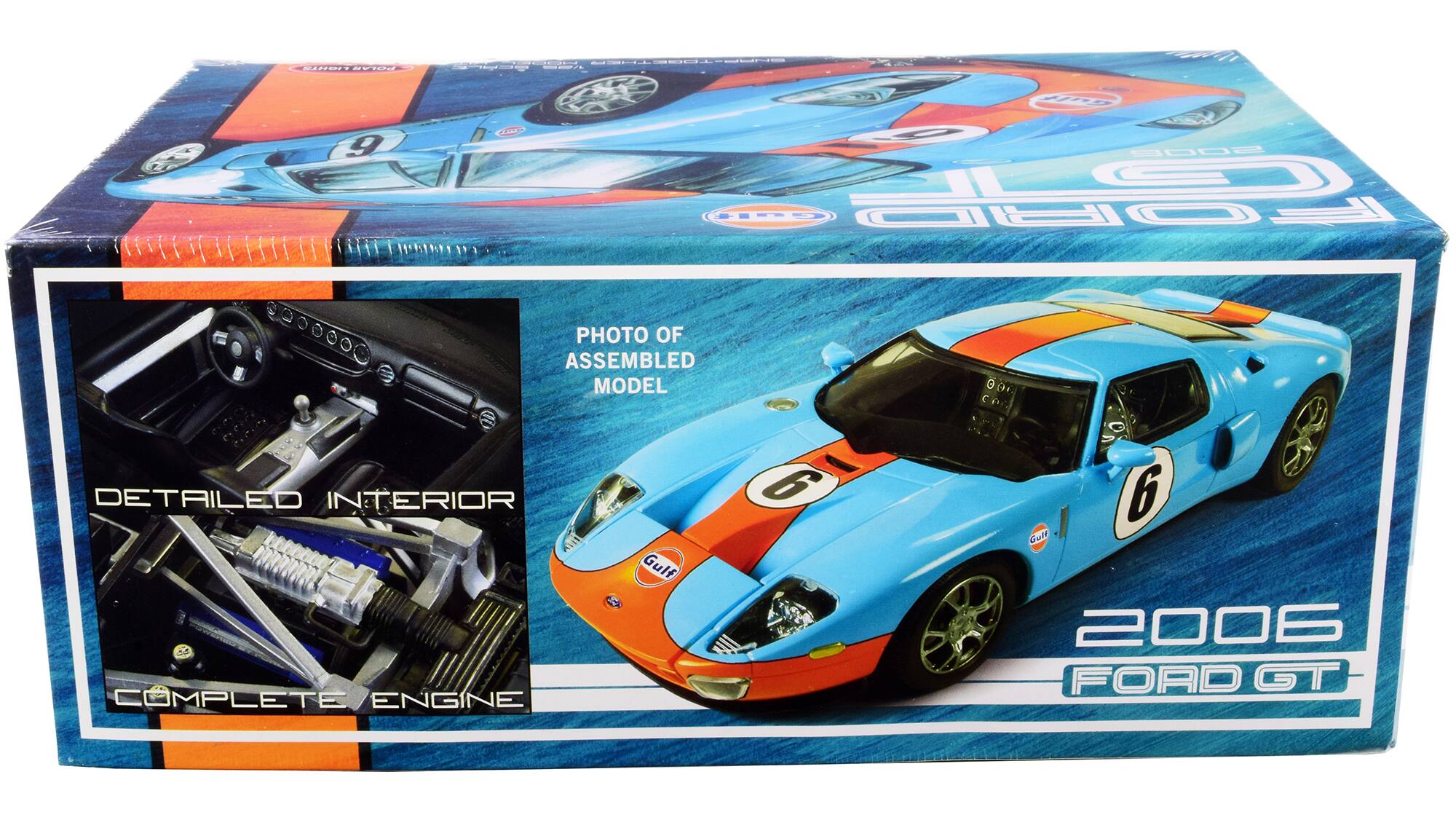 OO. EICN B 9 S0DE O HE-E FORD PHOTO OF ASSEMBLED MODEL E Co C DETAILED INTERIOR COMPLETE ENGINE Gulf 9 6 Gull 2006 FORD GT