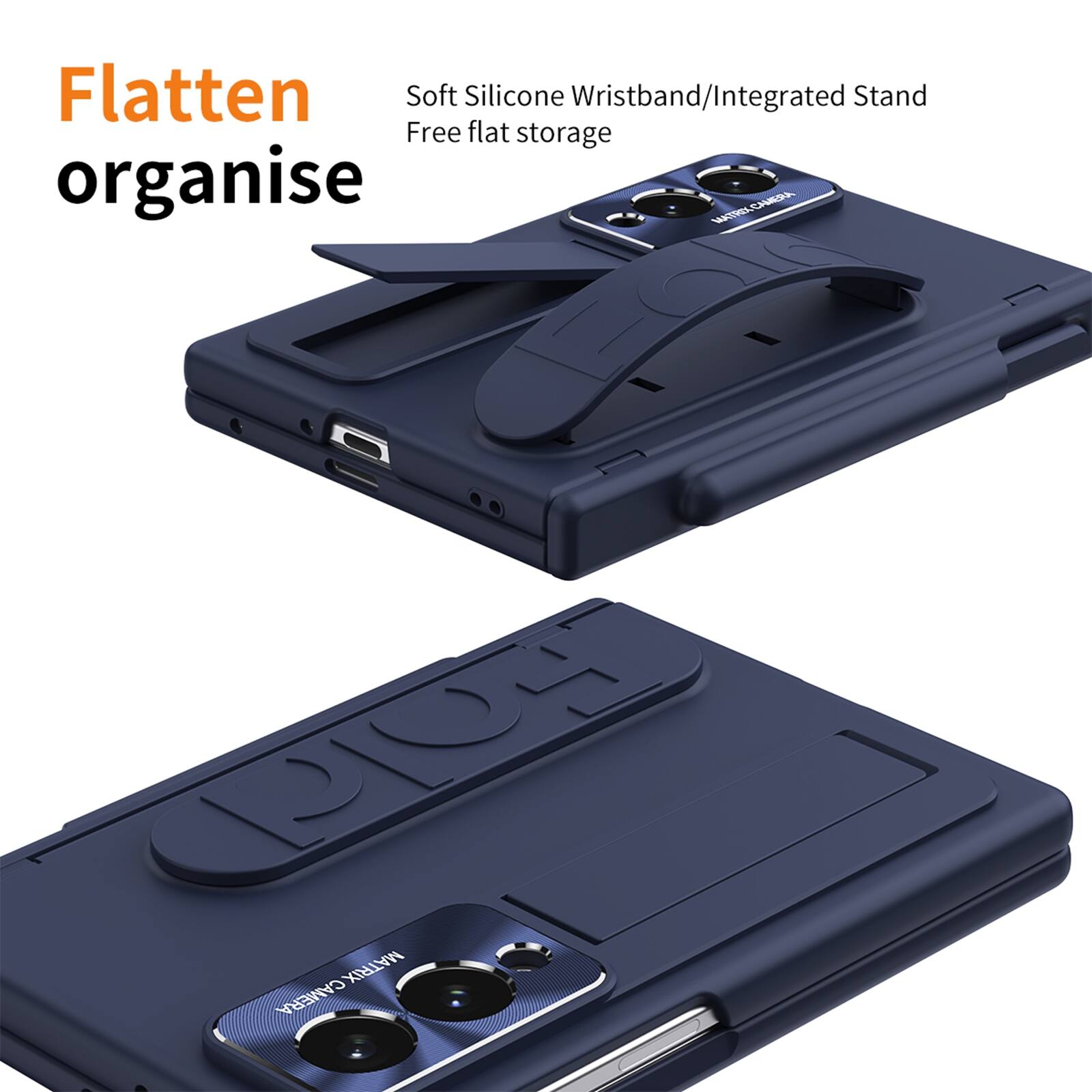 Flatten Soft Silicone Wristband/Integrated Stand Free flat storage organise MAIRL CAMERA MATRIX CAMERA