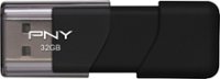 Front Zoom. PNY - Attaché 32GB USB 2.0 Flash Drive - Black.