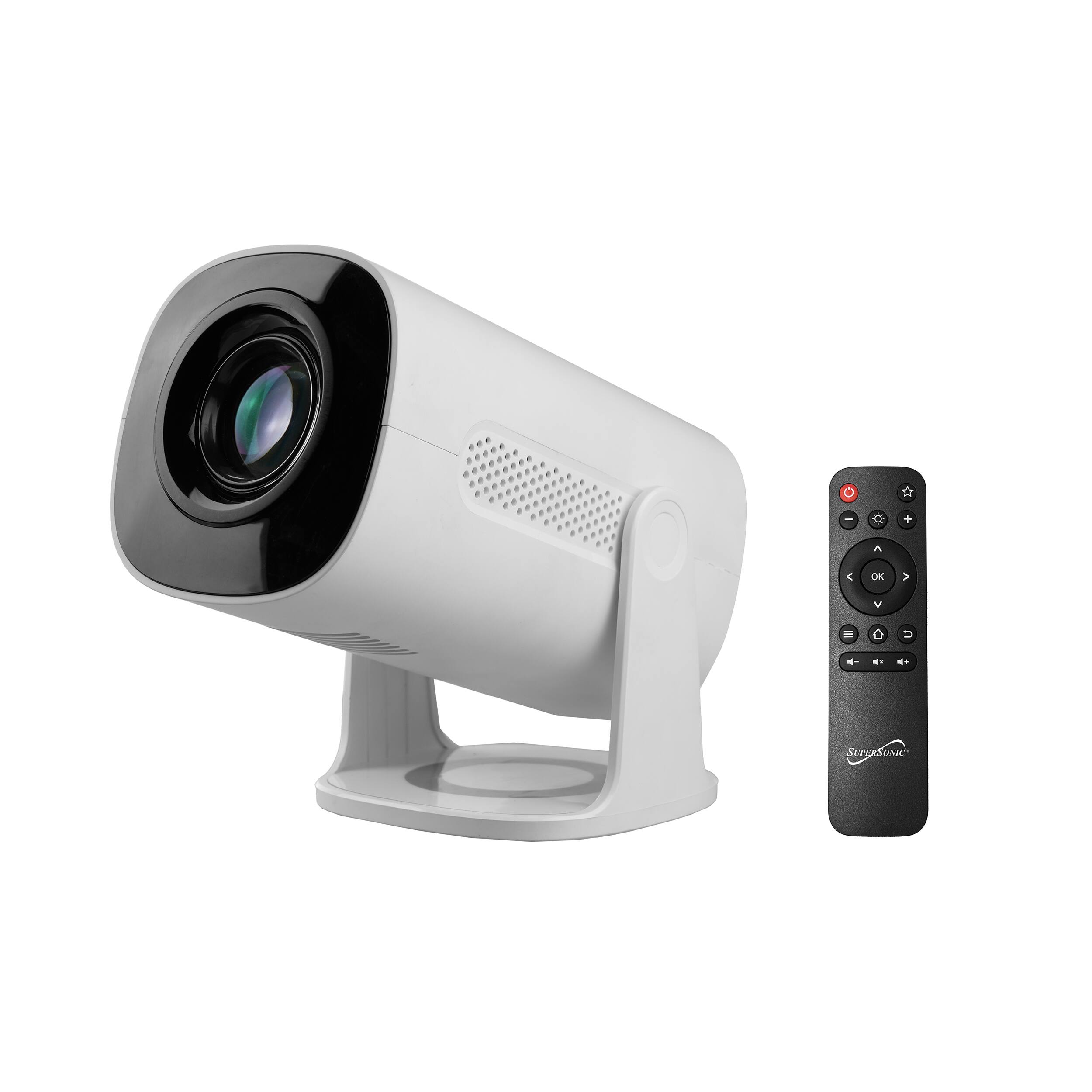 Alt View 1. Supersonic - SuperSonic Smart Wifi Projector in White with Bluetooth - White.