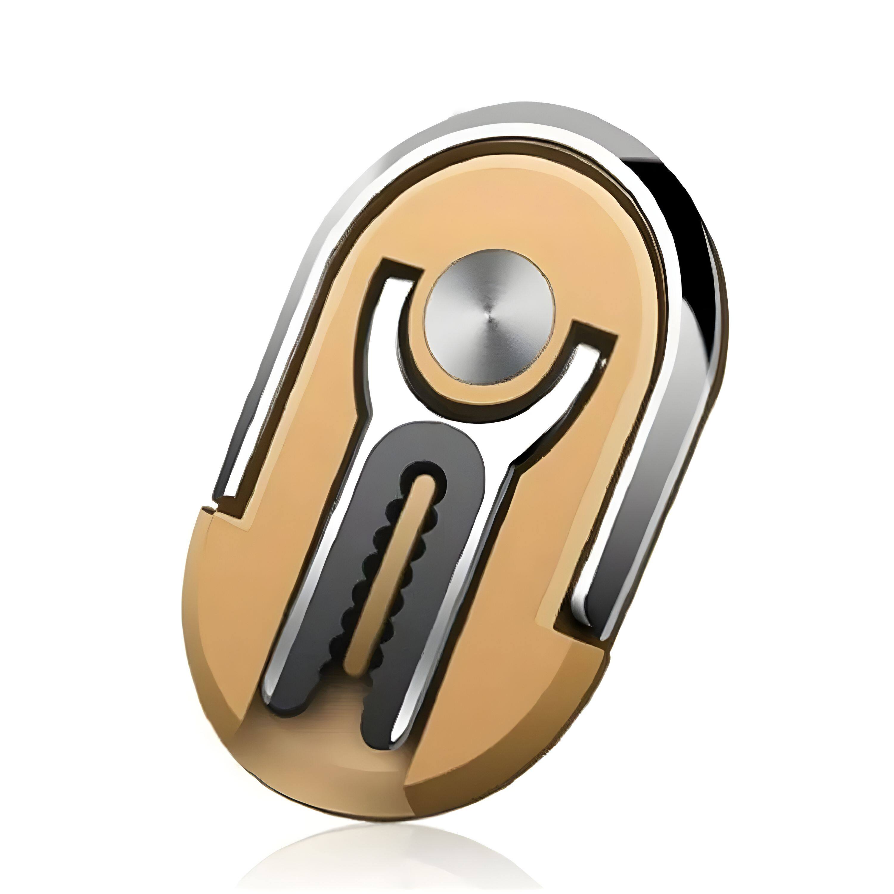 Front. Kitcheniva - Rotating Mobile Phone Bracket 360° Ring Holder Gold - Gold.