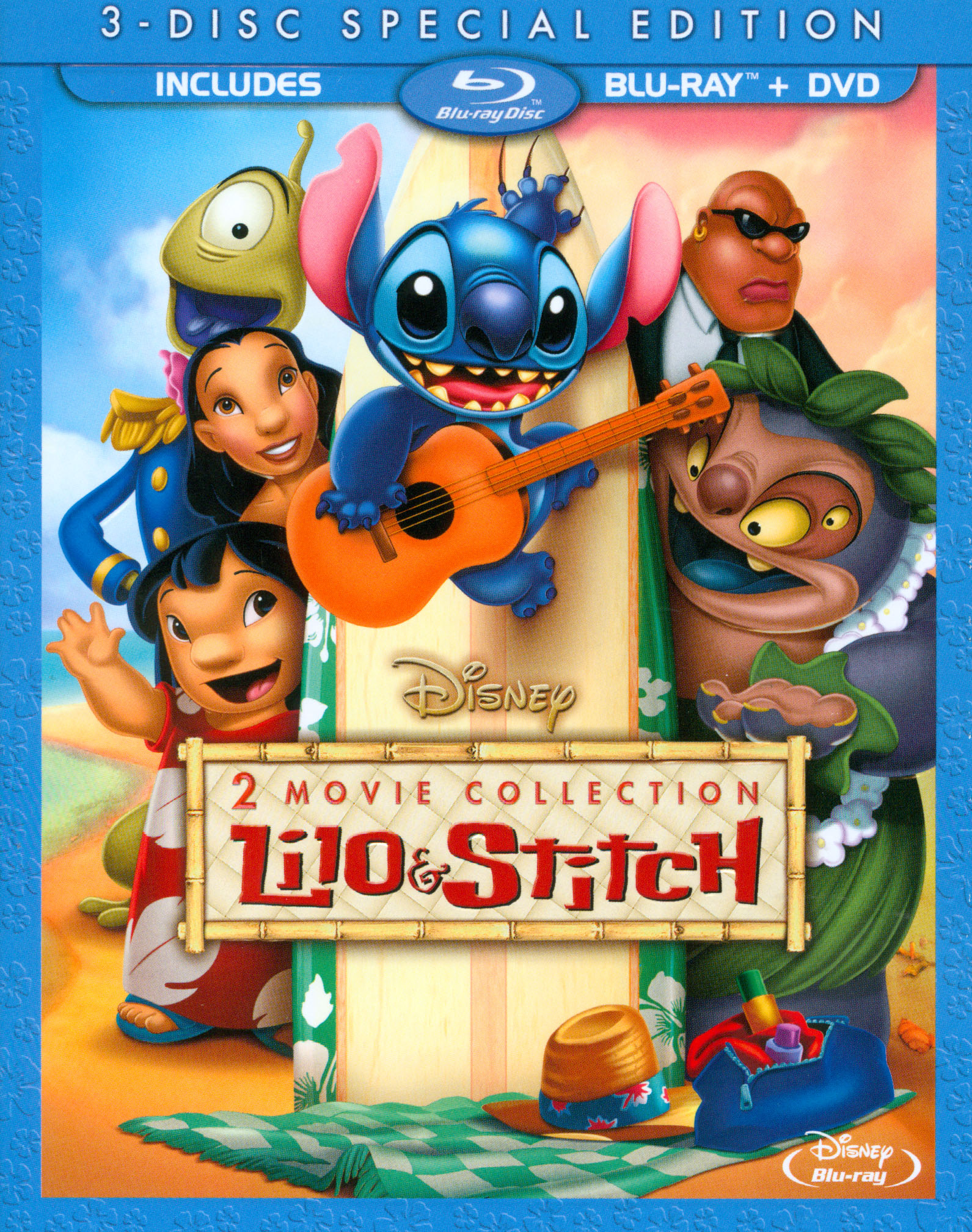 Lilo And Stitchlilo And Stitch 2 Stitch Has A Glitch 3 Discs Blu Ray