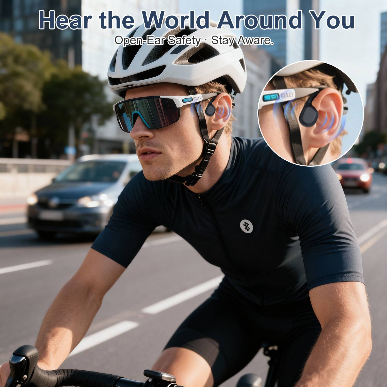 Hear the World Around You  
Open-Ear Safety • Stay Aware.