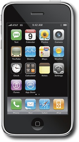 Best Buy: Apple® iPhone 3G with 8GB Memory (Refurbished/Refreshed 