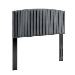 Rebecca Performance Velvet Full / Queen Headboard by Modway - Charcoal