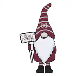 FOCO - Mississippi State Bulldogs 16" Tis Our Season Gnome - Multicolor