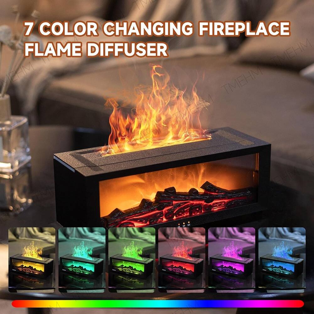 7 COLOR CHANGING FIREPLACE FLAME DIFFUSER