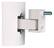 Front. Bose - UB-20 Series II Wall/Ceiling Bracket (Single) - White.