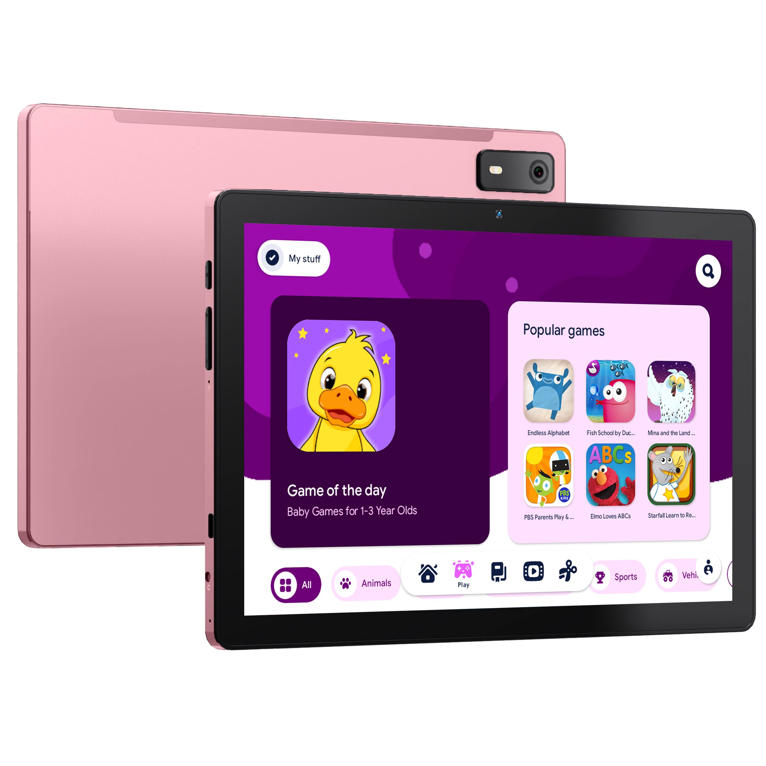 My stuff

Popular games
- Endless Alphabet Fish School by Due...
- Mina and the Land ABCS
- Game of the day: Baby Games for 1-3 Year Olds
- PSS Parents Play 5
- Eimo Loves ABCs
- Starfall Learn to Read...

All
Animals
Play
Sports
Vehicles