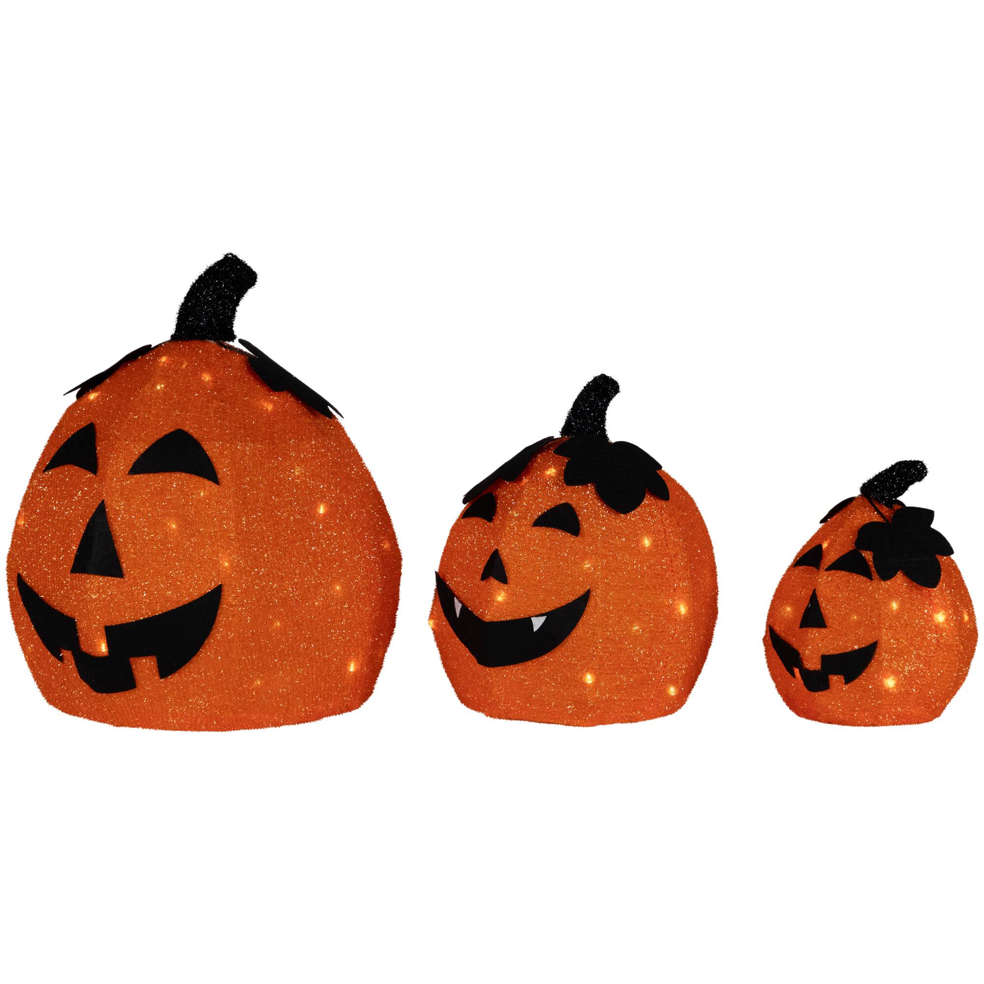 Northlight LED Lighted Jack O' Lantern Outdoor Halloween Decorations ...