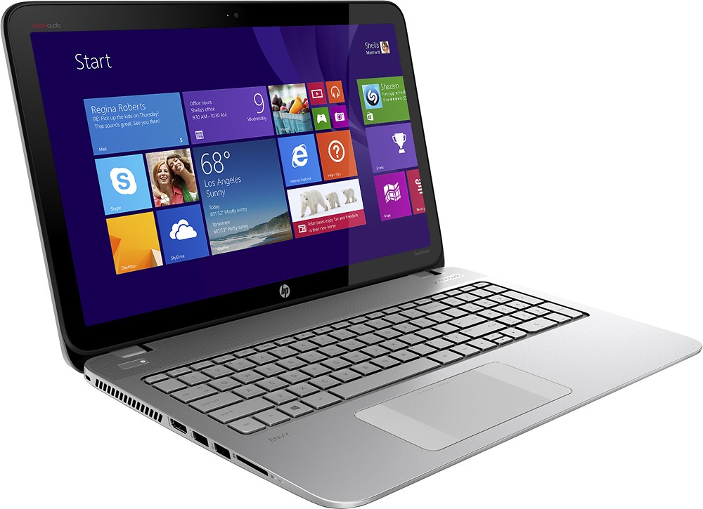 Best Buy: HP ENVY TouchSmart 15.6" Touch-Screen Laptop Core i5 8GB Memory Hard Drive Natural Silver