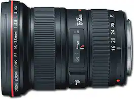 Canon - EF 16-35mm f/2.8L II USM Ultra-Wide Zoom Lens - Black