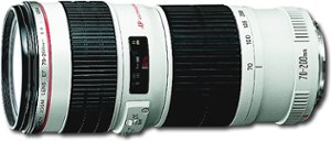 Canon - EF 70-200mm f/4L IS USM Telephoto Zoom Lens - White - Angle_Zoom