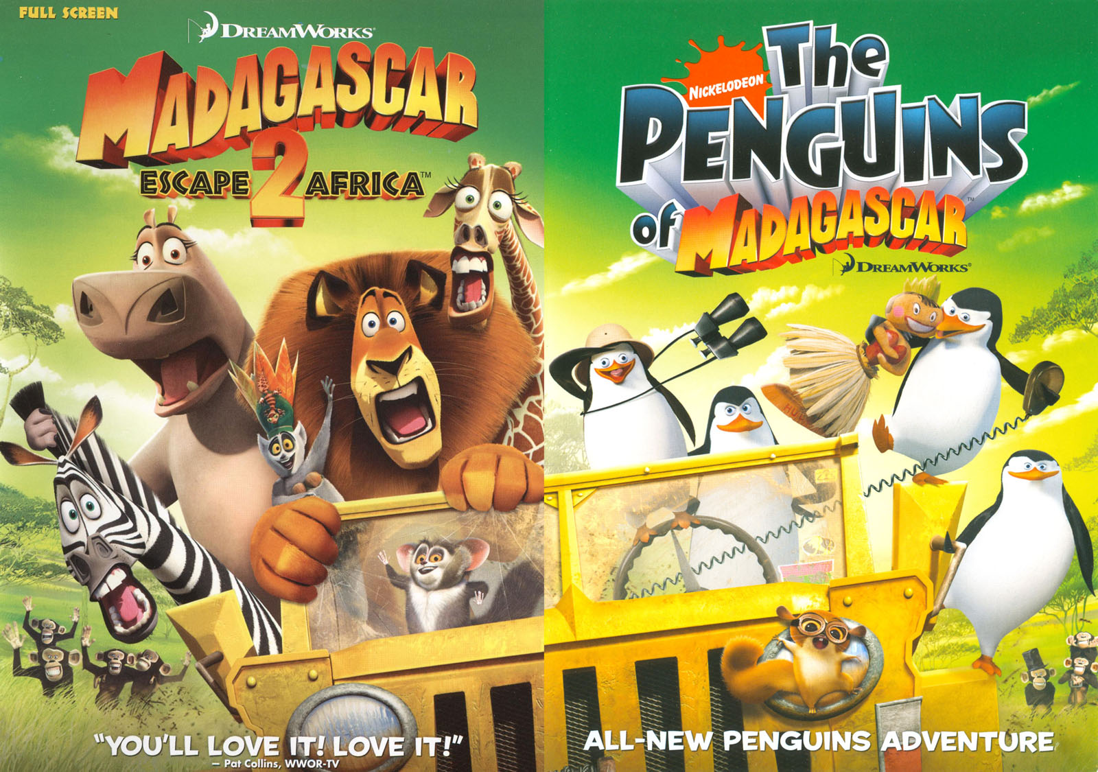 MADAGASCAR DVD FULL FRAME