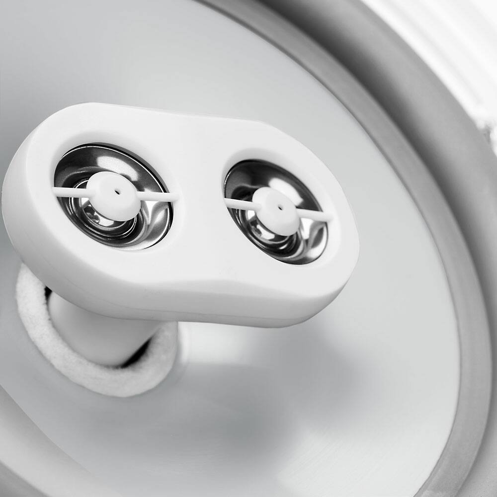 Alt View 3. OSD Audio - 6.5" 150W Weather-Resistant Indoor/Outdoor Dual Voice Coil Stereo In-Ceiling Speaker (Single) - ICE600TTWRS - White.