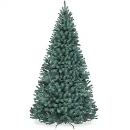 Best Choice Products - Artificial Christmas Tree, 4.5ft Premium Unlit Spruce Design, Dense Branches - Blue Spruce