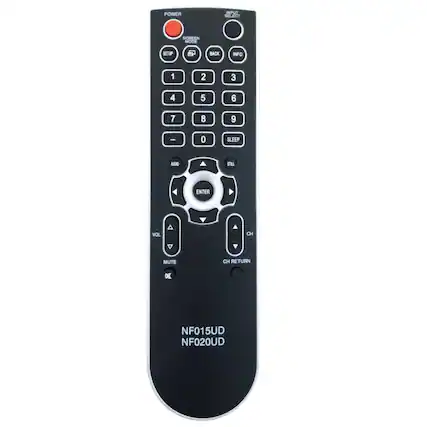 Front. Home Collection - NF020UD / NF015UD Replacement Remote for Emerson & Sylvania TVs LC420EM8 LC420SS8.