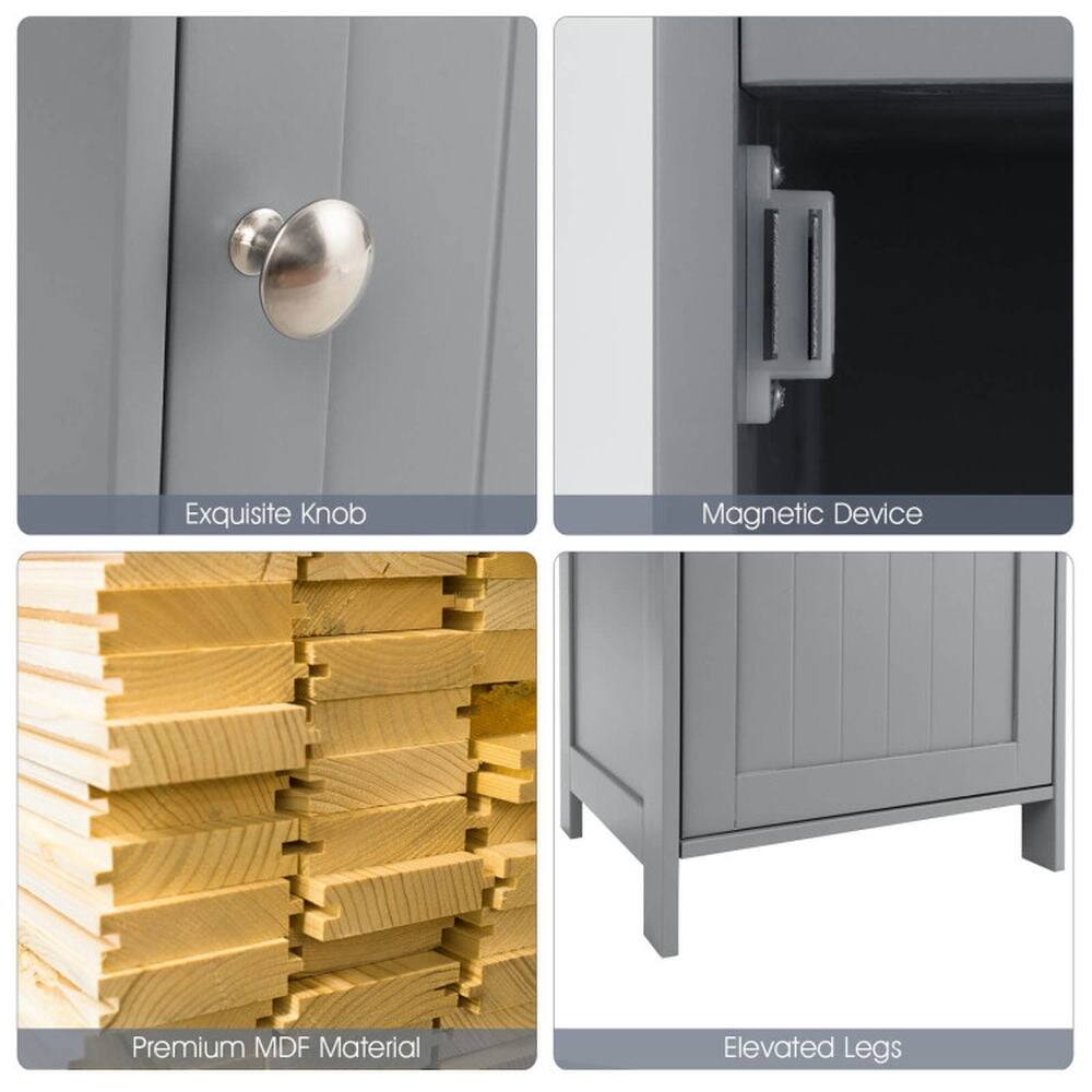 Exquisite Knob  
Magnetic Device  
Premium MDF Material  
Elevated Legs