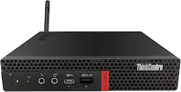 Lenovo - Refurbished Excellent - ThinkCentre M75Q G1 Micro PC, AMD Ryzen 5 PRO 3400GE, 8GB RAM, 256GB NVME, Built in AX210 Wi-Fi BT, Win11 Pro - Black