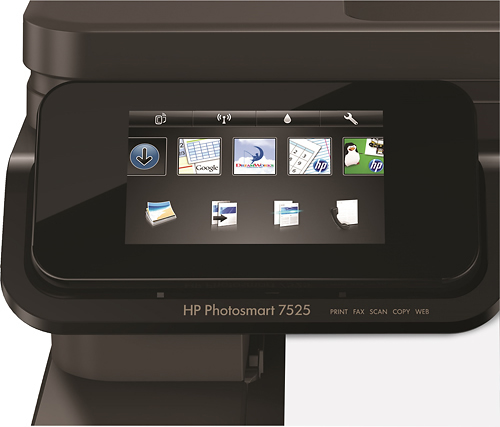 Initiatief Trekken Array Best Buy: HP Photosmart Inkjet Multifunction Printer Color Photo Print  Desktop Black 7525