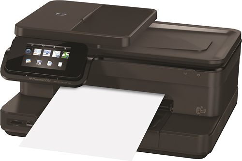 fornærme kæde Turbine Best Buy: HP Photosmart Inkjet Multifunction Printer Color Photo Print  Desktop Black 7525