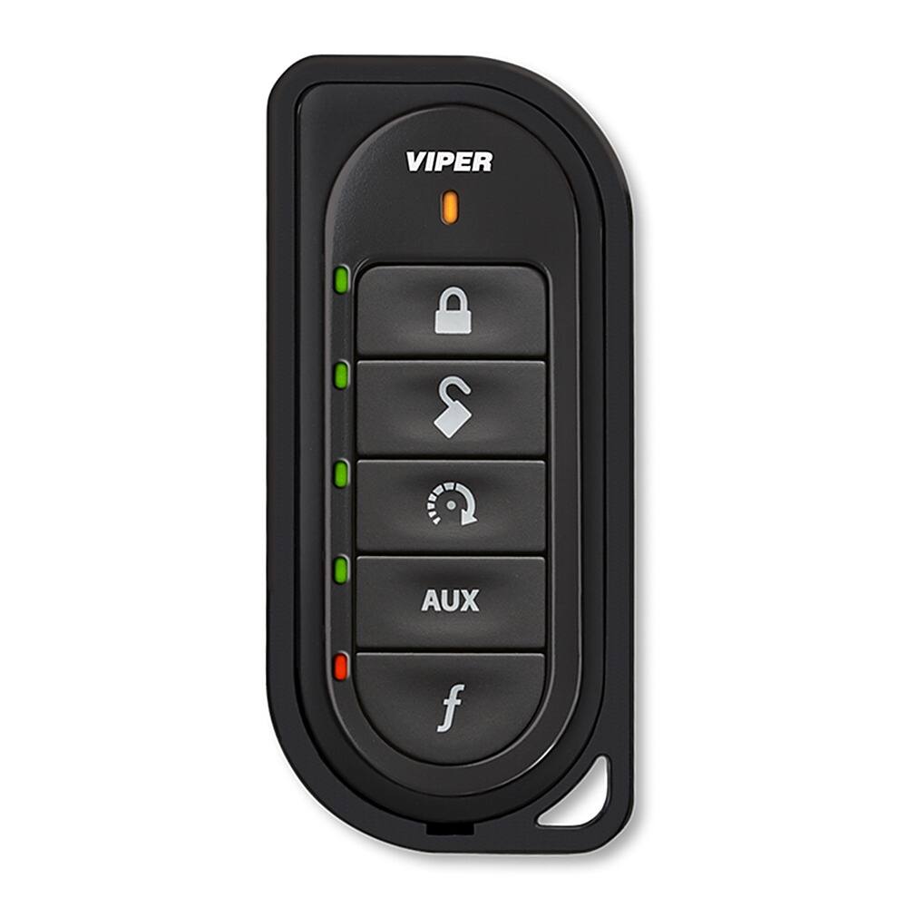 Front. Viper - VIPER 7254V RESPONDER LED 2-WAY REMOTE - Black.