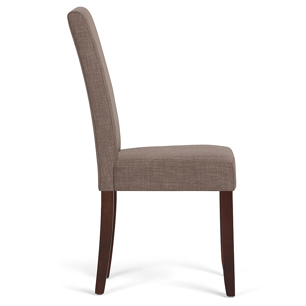 Best Buy Simpli Home Acadian Parson Polyester Fabric Dining Chairs Set Of 2 Light Mocha 3496