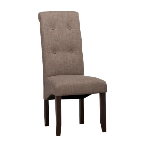 Simpli Home - Cosmopolitan Polyester & Wood Dining Chairs (Set of 2) - Light Mocha was $253.99 now $199.99 (21.0% off)
