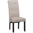 Simpli Home - Cosmopolitan Parson Chairs (Pair) - Natural - Larger Front