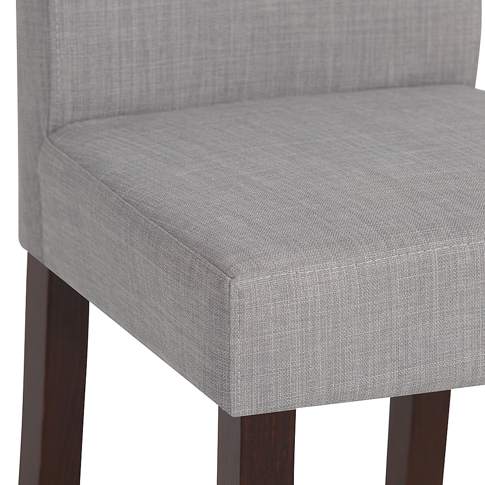Simpli Home - Acadian Parson Polyester Fabric Dining Chairs (Set of 2) - Dove Gray