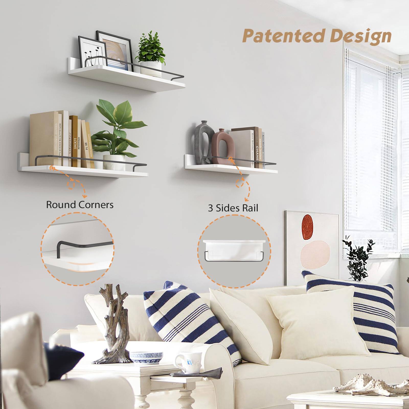 Patented Design

Round Corners

3 Sides Rail