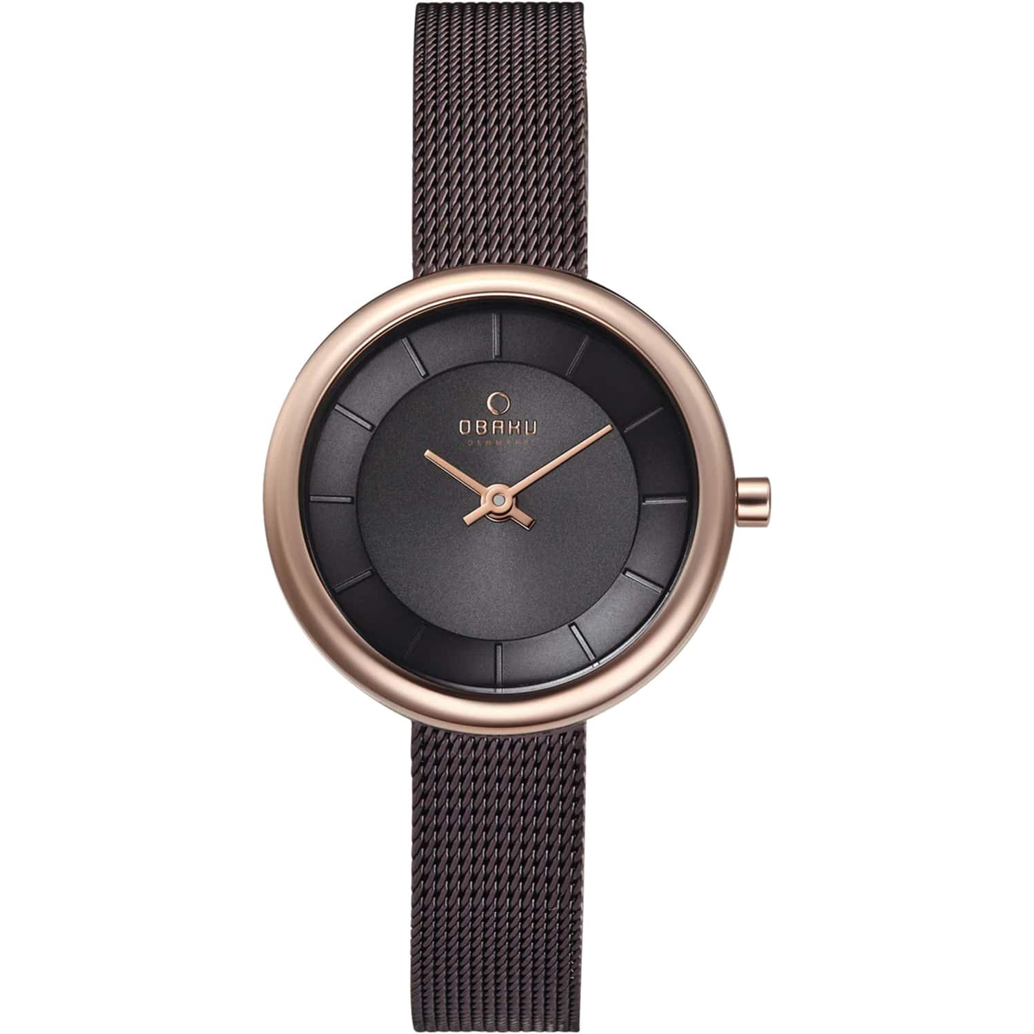Obaku - Women's Classic Dial Watch - V146LXVNMN - Black