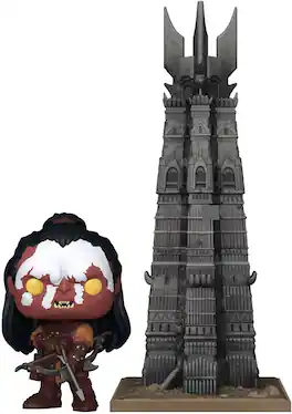 Funko - POP! Town: Lord of the Rings - Lurtz with Orthanc - Collectibles - Multicolor