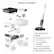 What's inside?
1. Charging Dock
2. Roller
3. Cleaning Solution
4. Power Cord
5. User Manual
6. Handle
7. Vacuum Cleaner (Filter Pre-Installed)
8. Maintenance Brush