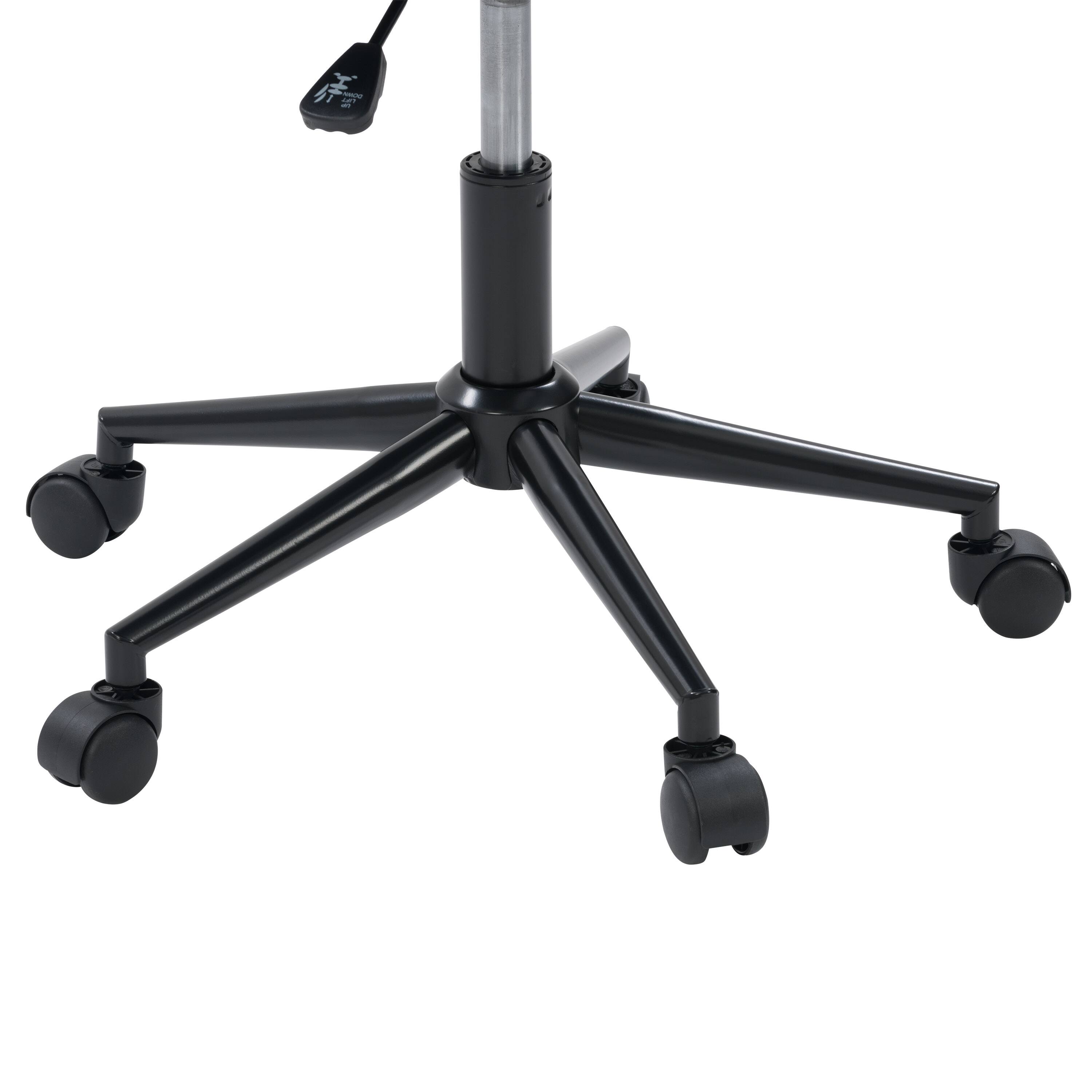 Alt View 18. CorLiving - Marlowe Upholstered Button Tufted Task Chair - Light Grey.