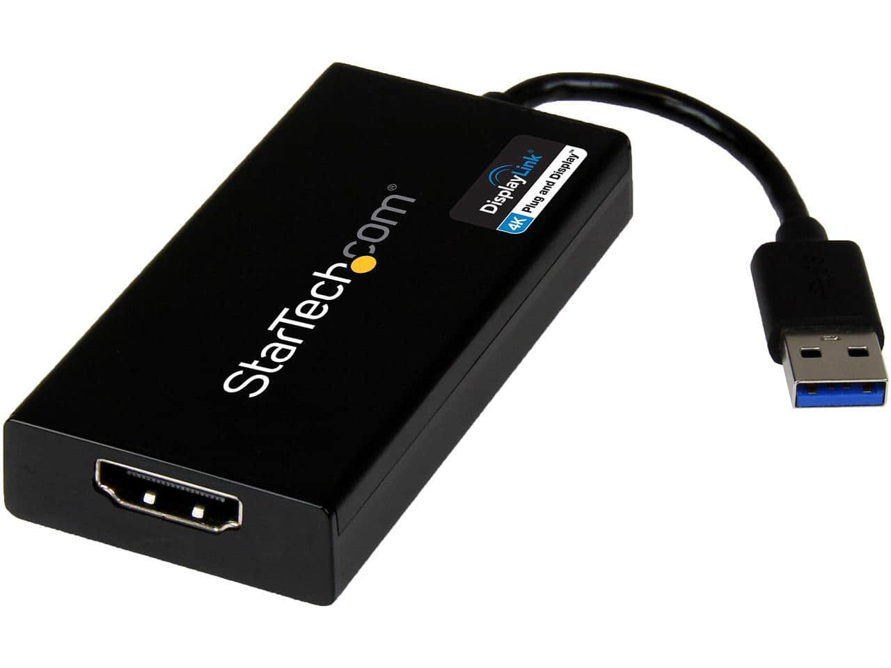 StarTech.com - USB32HD4K USB 3.0 to HDMI 4K Adapter, DisplayLink Certified, Mac/Windows