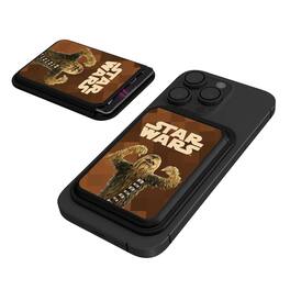 Keyscaper - Star Wars: A New Hope Color Block Black Magnetic Credit Card Wallet - Chewbacca