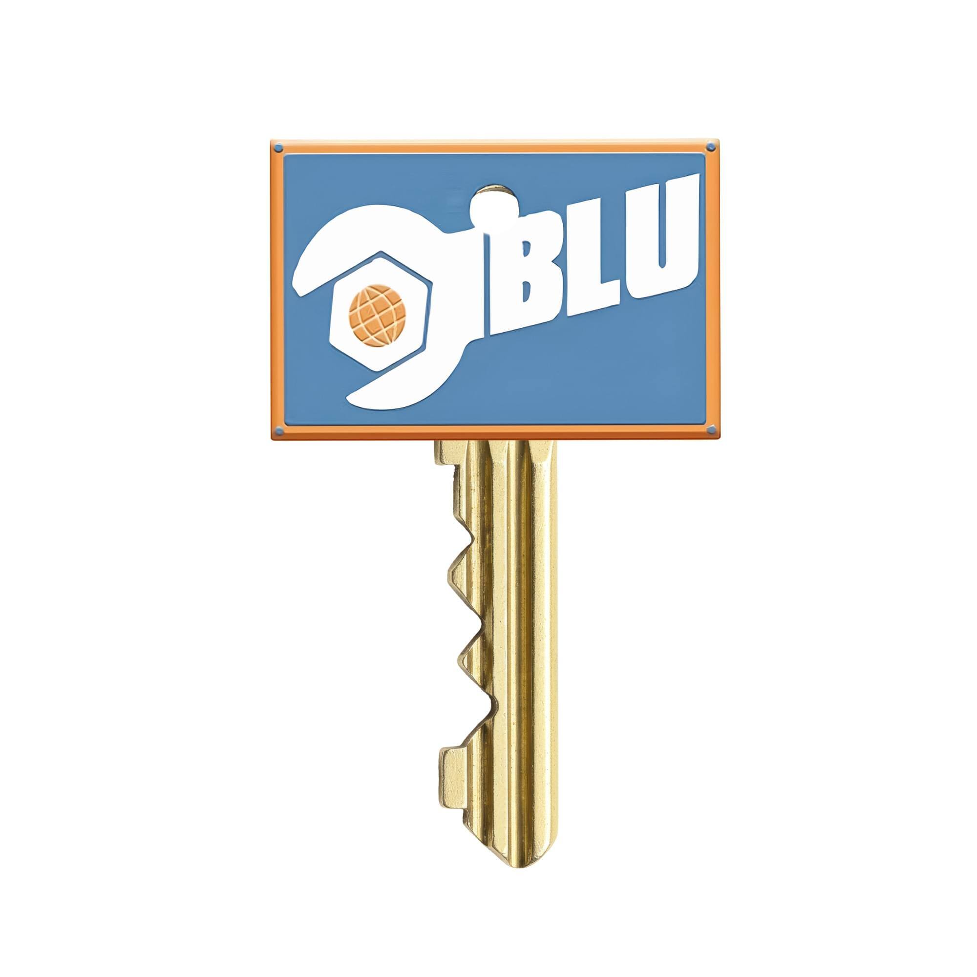 Alt View 2. Crowded Coop - Team Fortress 2 Keycap Key Cover Team Blu - Blue.